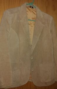 Suede Jacket Size 12 Tan Family